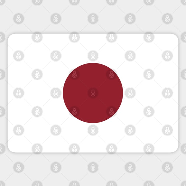 Japanese Flag, Nisshōki, Hinomaru, Flag of Japan Magnet by Decamega